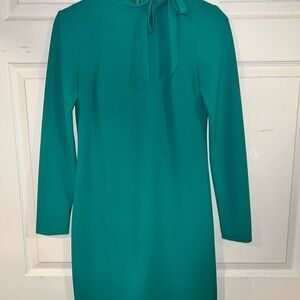 Calvin Klein Teal Long Sleeve Dress